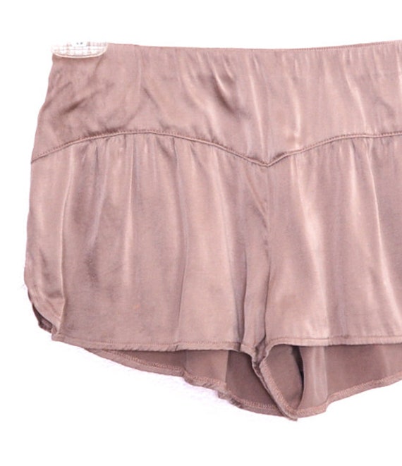 Y2K Silk Shorts French Knicker Shorts 2000's Low … - image 4