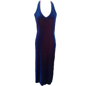 90's Long Blue Velvet Dress Iridescent 90s Party Grunge V Neckline Low Back  Body Con 1990s Grunge Goth Vintage 90's Long Dress Slit Back M - Etsy