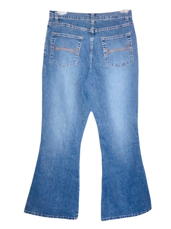 Flared Y2K Blue Jeans Denim Y2K Flare Pants Low Rise Blue Denim Flare Pants  2000s High Waisted Boho Hippie Vintage Y2K Jeans Never Worn M -  Canada