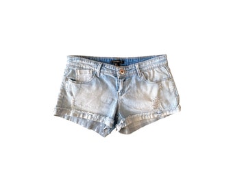 Y2K Denim Shorts Low Waisted Blue Jean Short 00s Jean Shorts Y2K Denim Shorts Low Waisted Blue Jean Short 00s Jean Shorts
