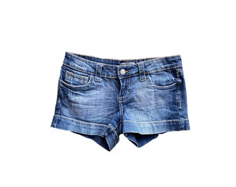 Y2K Denim Shorts Low Waisted Blue Jean Short 00s Grunge Y2K Denim Shorts Low Waisted Blue Jean Short 00s Grunge