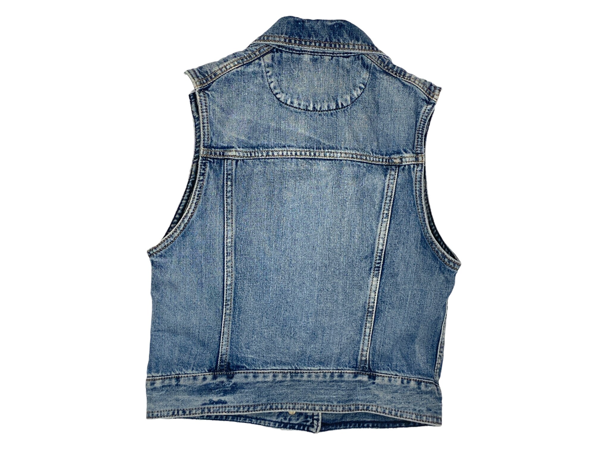 Denim vest shirt cheap