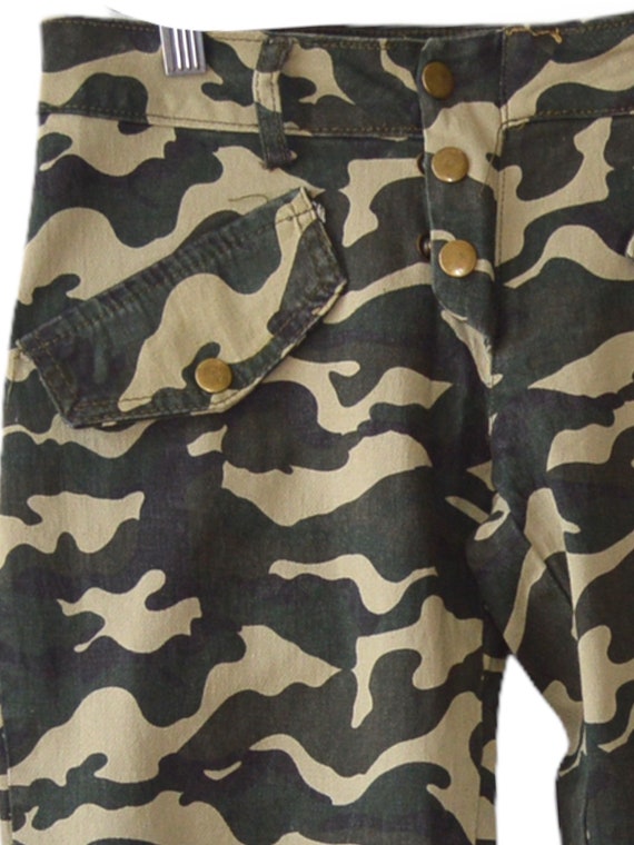 Y2K Camo Cargo Pants Y2K Pants Low Rise Pants 200… - image 4