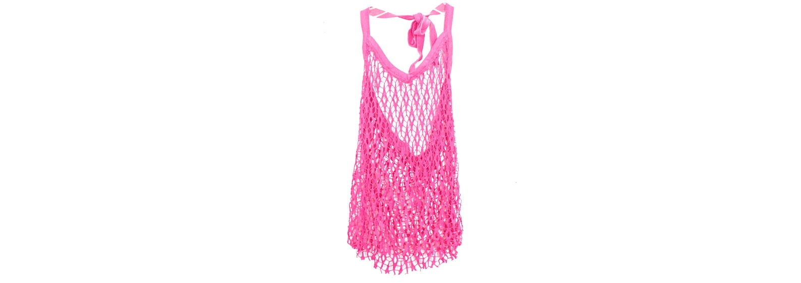 Y2K Pink Halter Top Mesh Y2K Vintage Boho Halter Neck | Etsy