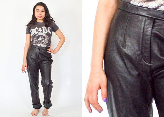 90's leather pants