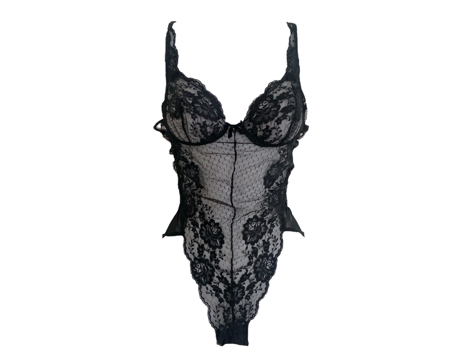 Buy Black Lace Bodysuit Online In India -  India