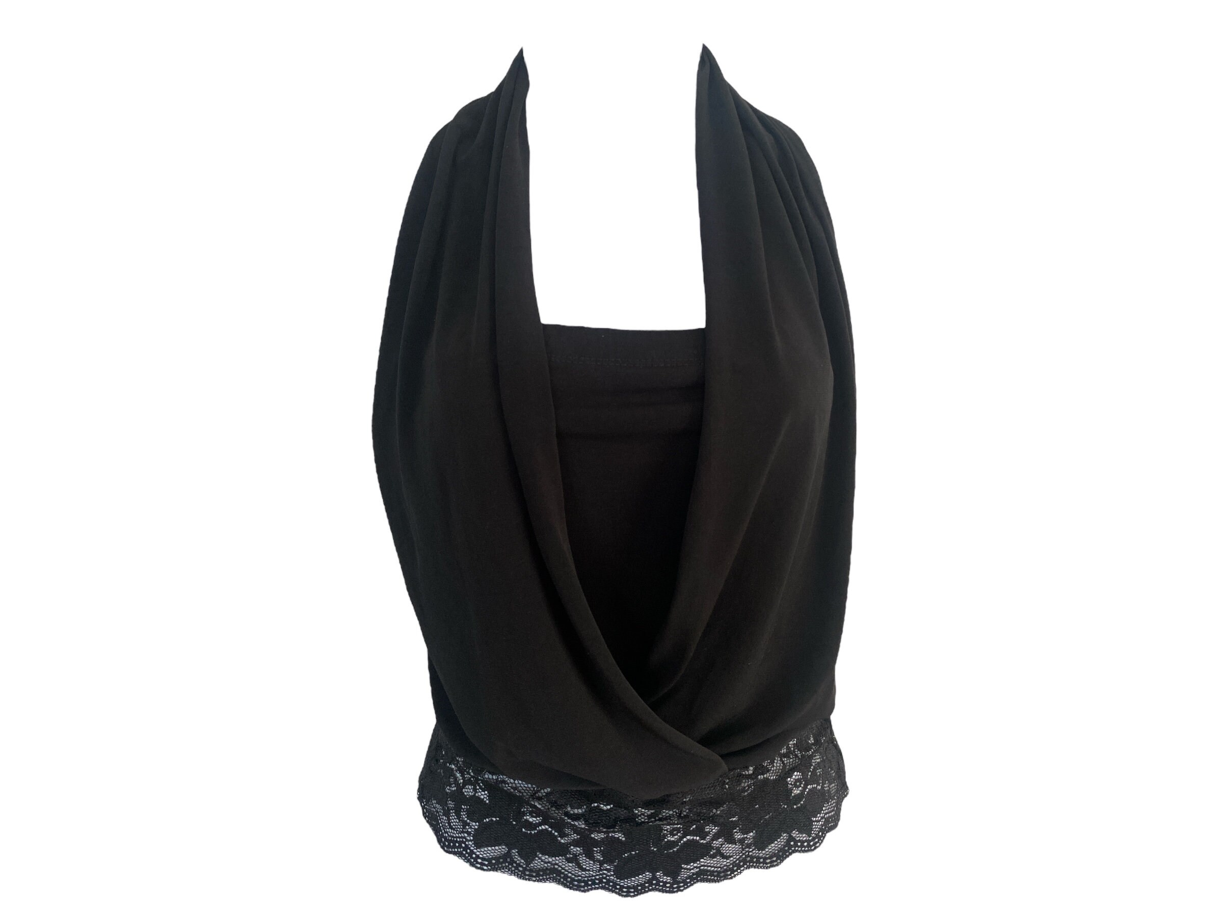 Y2K Neckholder Top Damen Rückenfrei – Floral Punkte Boho Sommer Top, Party & Streetwear