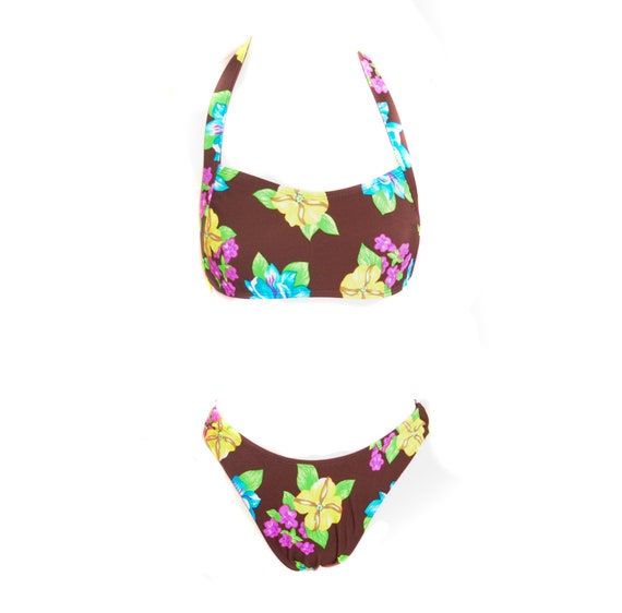 floral bathing suit two piece