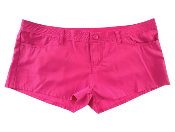 Y2K Pink Shorts Low Waisted Short Shorts 00s Hotpants Swim Y2K Pink Shorts Low Waisted Short Shorts 00s Hotpants Swim