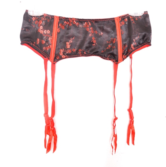 Black Floral Satin Y2K Suspender Garter Belt Boned Structure 90's Lingerie Vintage 90's Festival Grunge Boho Black Red Satin Asian - Etsy Black Floral Satin Y2K Suspender Garter Belt Boned Structure 90's Lingerie Vintage 90's Festival Grunge Boho Black Red Satin Asian - Etsy