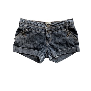 Low Rise Denim Shorts 