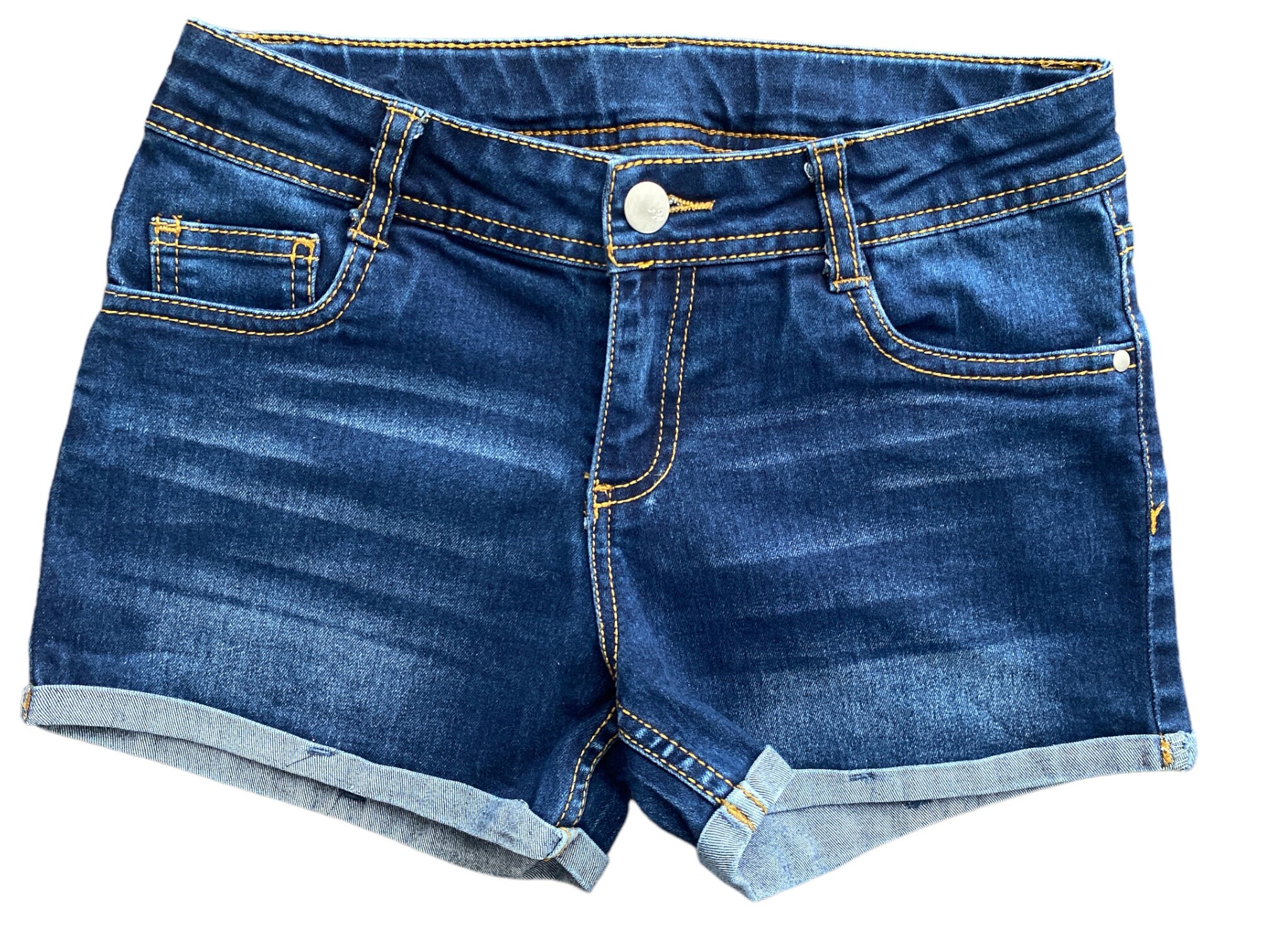 Y2K Denim Shorts Low Waisted Blue Jean Short 00s Grunge 2000's