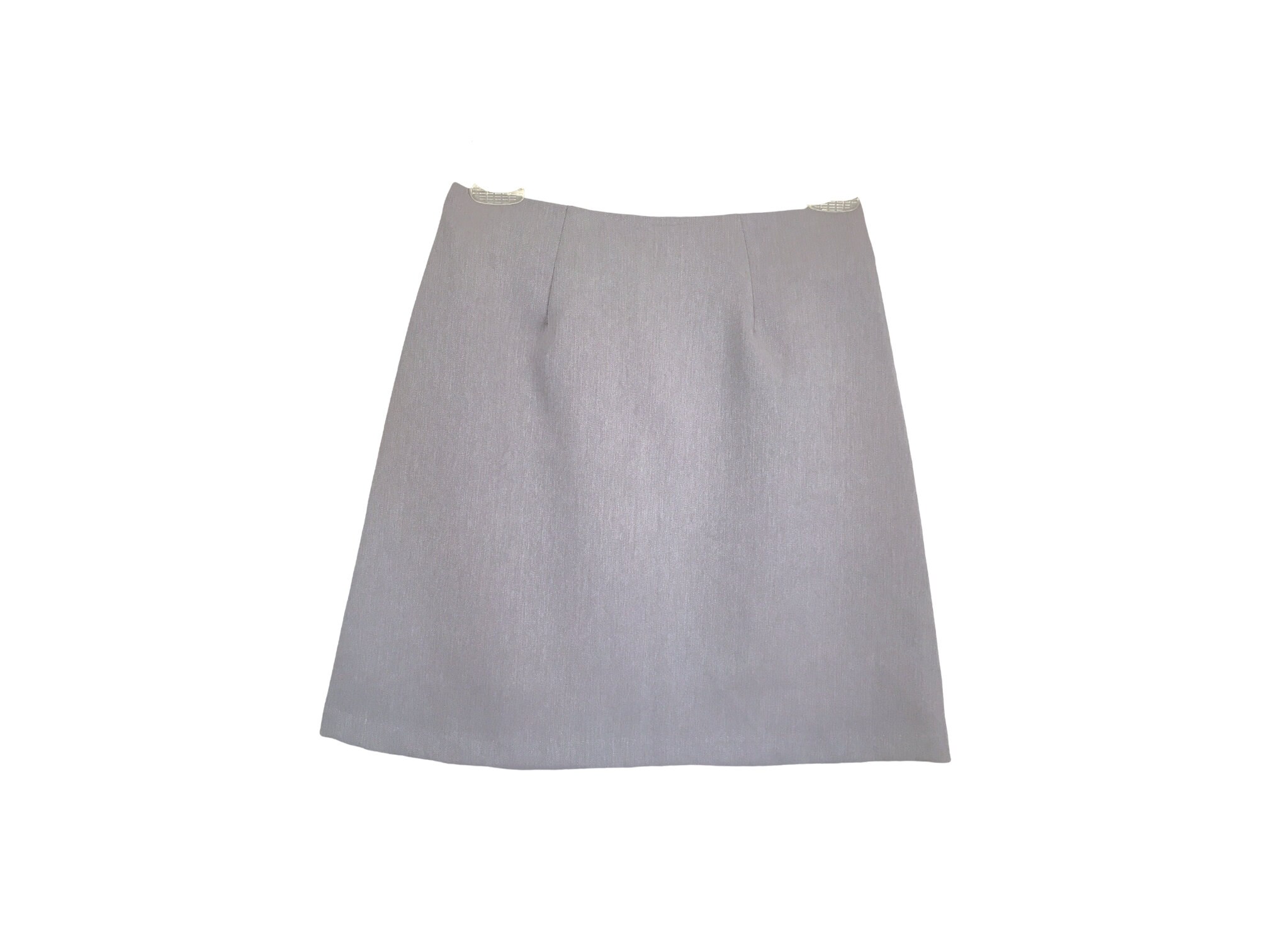 Light grey top pencil mini skirt