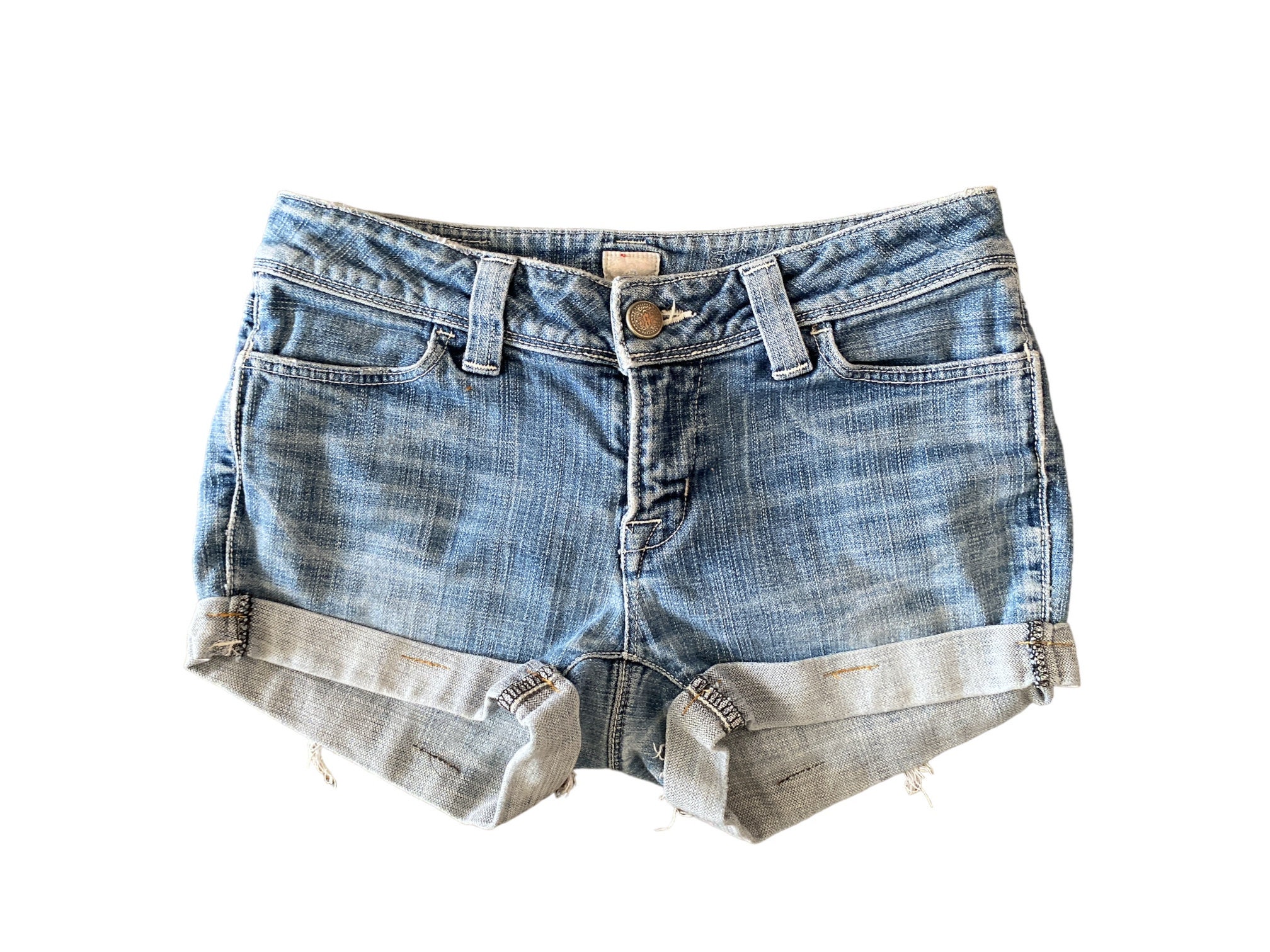 【U LAN】Vintage Low Back Pocket Short Pants $_12.JPG?set_id=880000500F