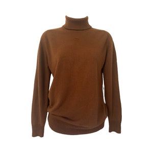 70s Brown Turtleneck - Etsy