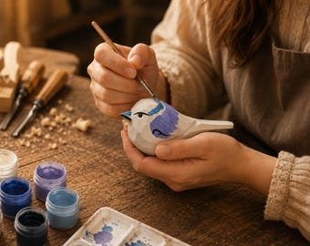 ヴィンテージの木彫りカナダグース彫刻：マツ鳥、カナダ製 - Etsy 日本