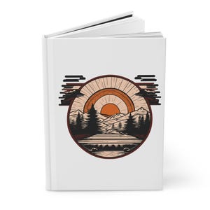 Nature-Inspired Hardcover Journal | Landscape Notebook | Hiking Journal | Adventure Gift | Eco-Friendly Daily Diary