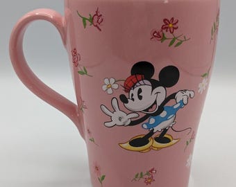 Minnie Mouse Pink Floral Mug - Disney Store
