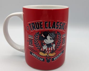 Taza de Mickey Mouse de Jerry Leigh de Disney, edición clásica auténtica (edición limitada).
