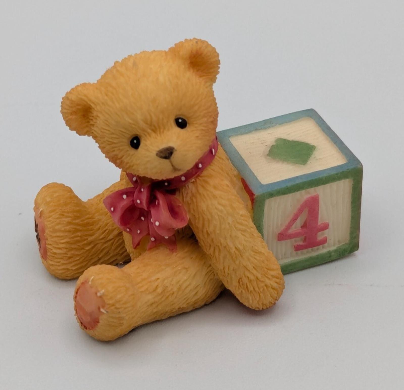 Cherished Teddies Bear (302864) Number 4 Block 1997 - Etsy UK