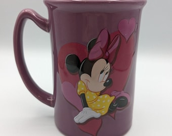 Disney 3D Minnie Mouse Purple Mug: World Class Sweetheart Edition