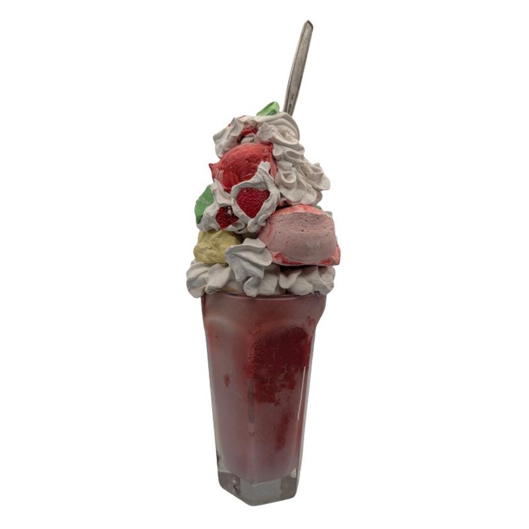 Vintage Fake Food Strawberry Ice Cream Sundae - Etsy