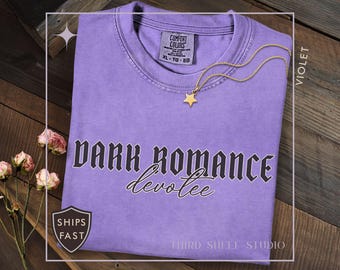 Dark Romance Devotee Shirt, Smut Reader Shirt, Comfort Colors Tee, Smutville Romance Book Gift, Spicy Reader Book Club Shirt, Smut Lover Tee