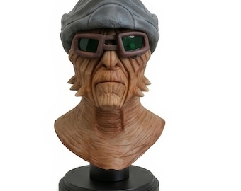 Weequay - Handmade Galactic Captain Cosplay Helmet - Movie and Sci-Fi Prop Replica - hondo ohnaka