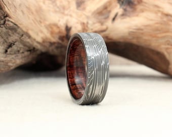 Hand Wrought Damascus ONLY ring