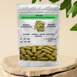 Natural Herbal from Nature Indonesia Insulina | insulin | Natural Insulina Capsule Fresh Nature - Herbal Health Supplement - Natural