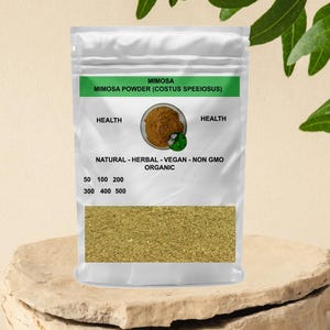 Natural Handmade | Organic Mimosa Powder | Natural Herbal Supplement | Wildcrafted | Vegan-Friendly