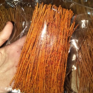 Spicy Crunchy Mie Lidi Snack – Indonesian Traditional Noodle Sticks | Halal Snack | Various Flavors