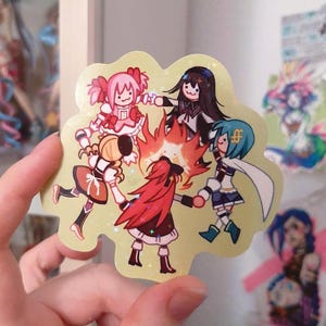 Madoka Magica Holographic Star Sticker