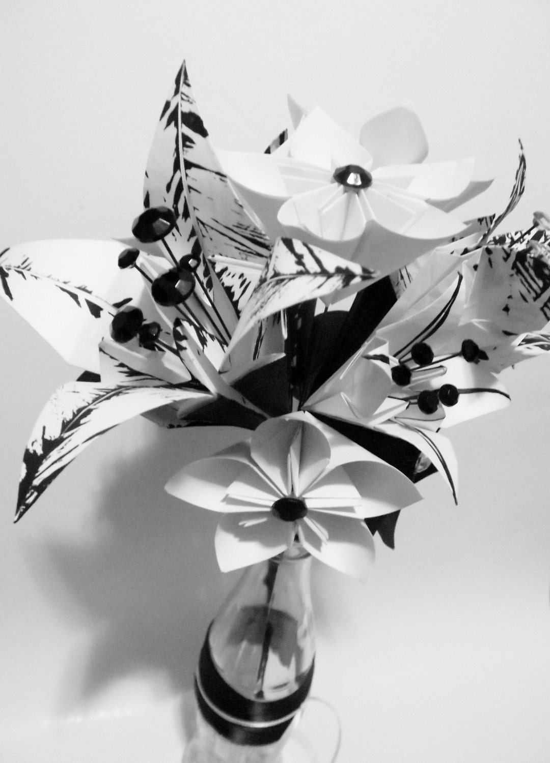 Paper Flower Lily Bouquet