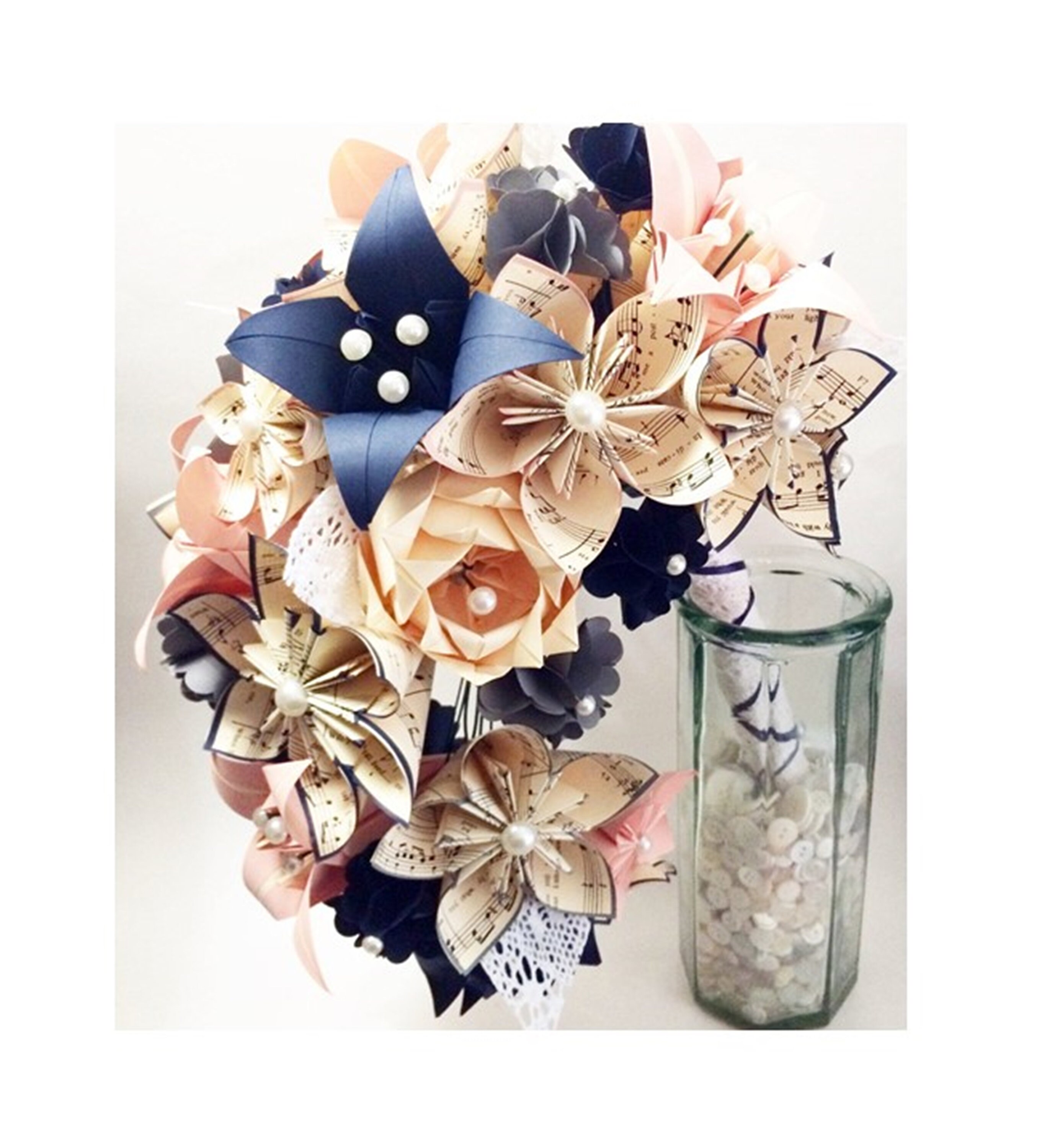 VENUS Paper Flower Wedding Bouquet — The Paper Flower Market