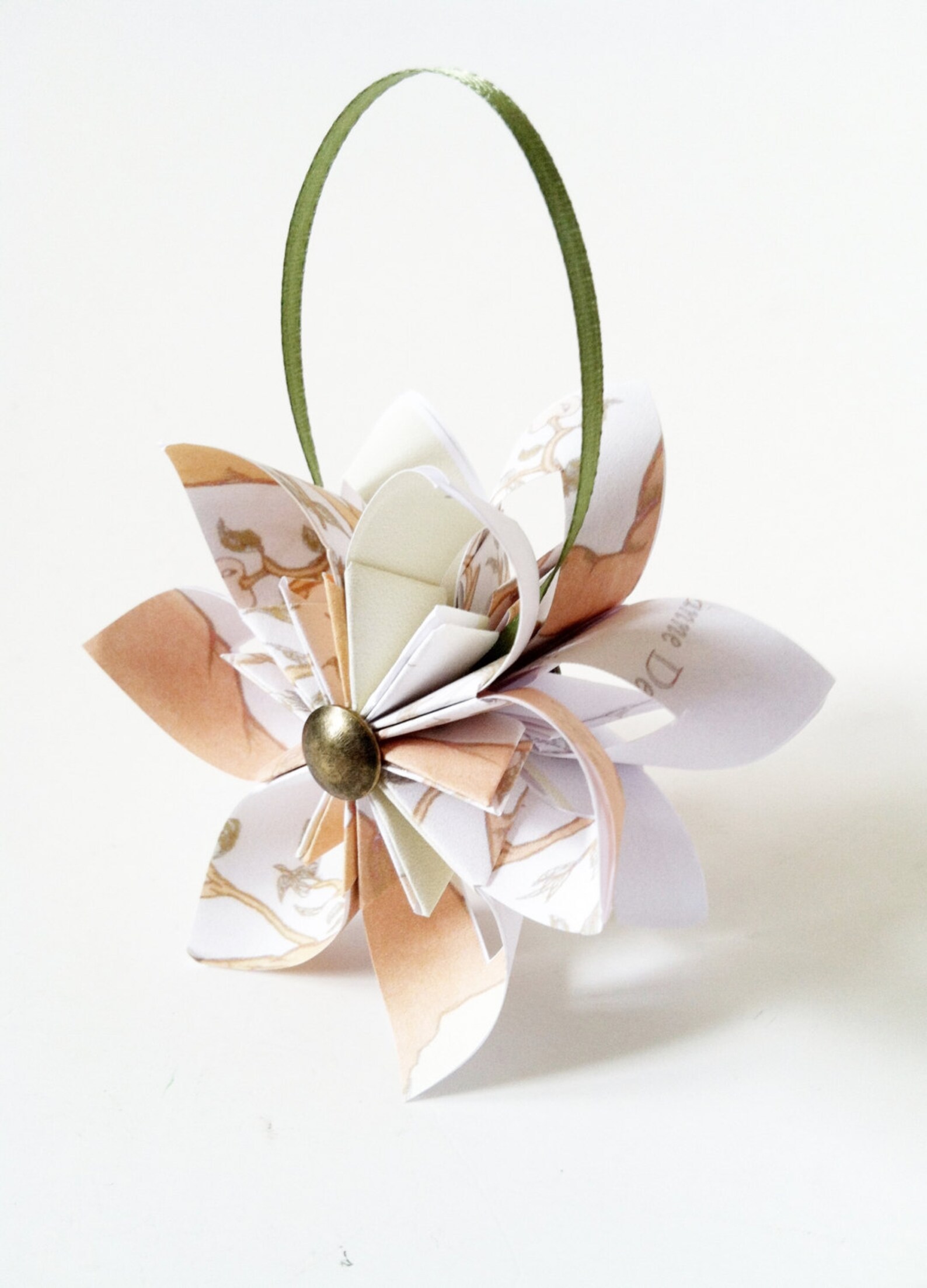 Custom Ornament Made With Your Wedding Invitation Christmas Ornament