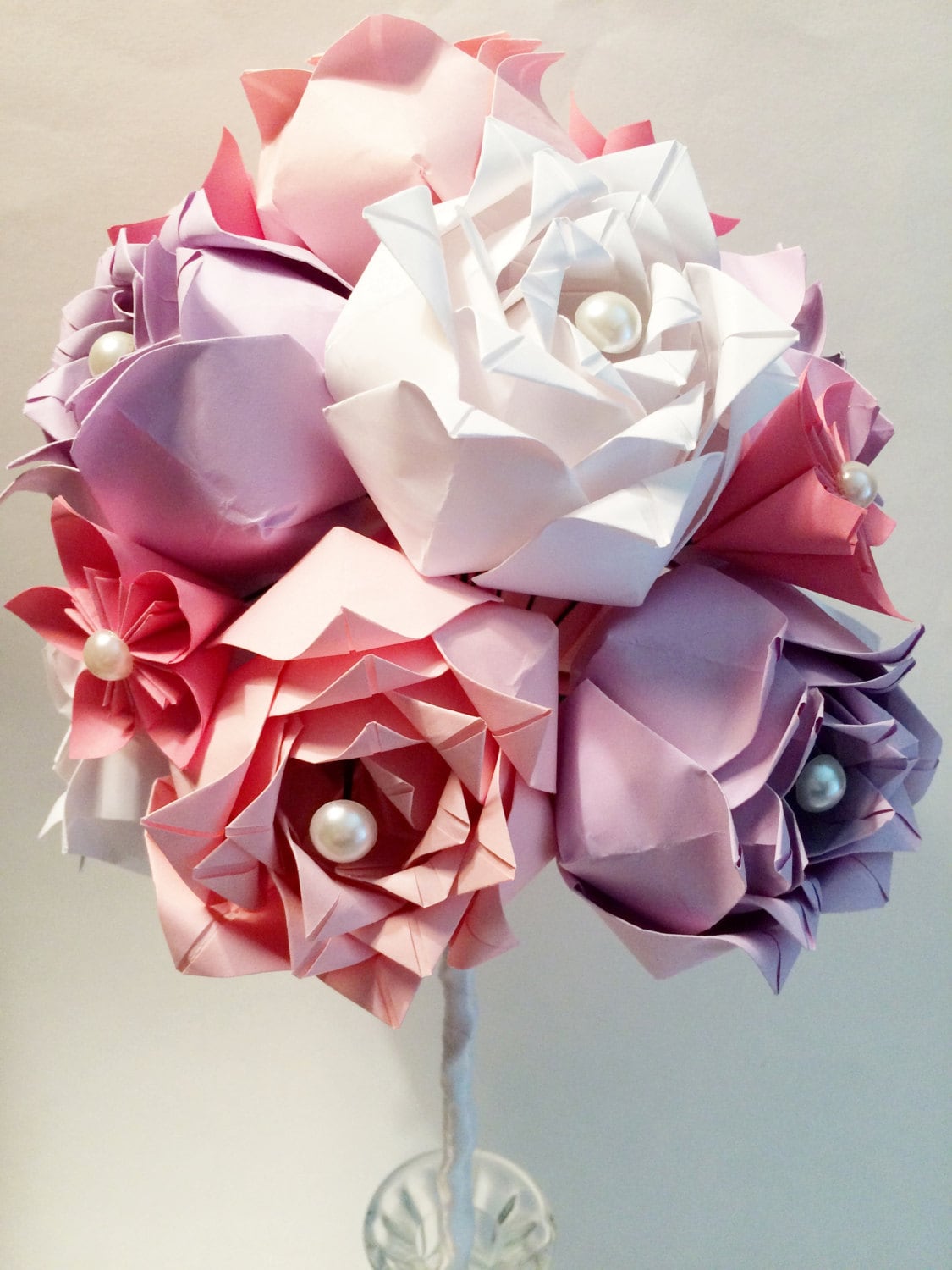 Dozen Deluxe Paper Roses Handmade Paper Flowers First | Etsy