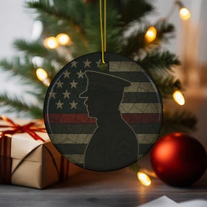 Buntglas USMC Marineverzierung, Vaterländischer Soldatenverzierung, Geschenk des Militärs, Marine Weihnachten, Marineinfanteriekorps