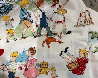 Alexander Henry Sageglen USA Vintage kids OOP HTF Quilting Cotton 2006 Woven