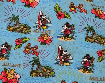 Mouse Sketchy Aulani Disney Resort Balloon Fabric OOP HTF W Resistant Canvas RARE woven 1 yard