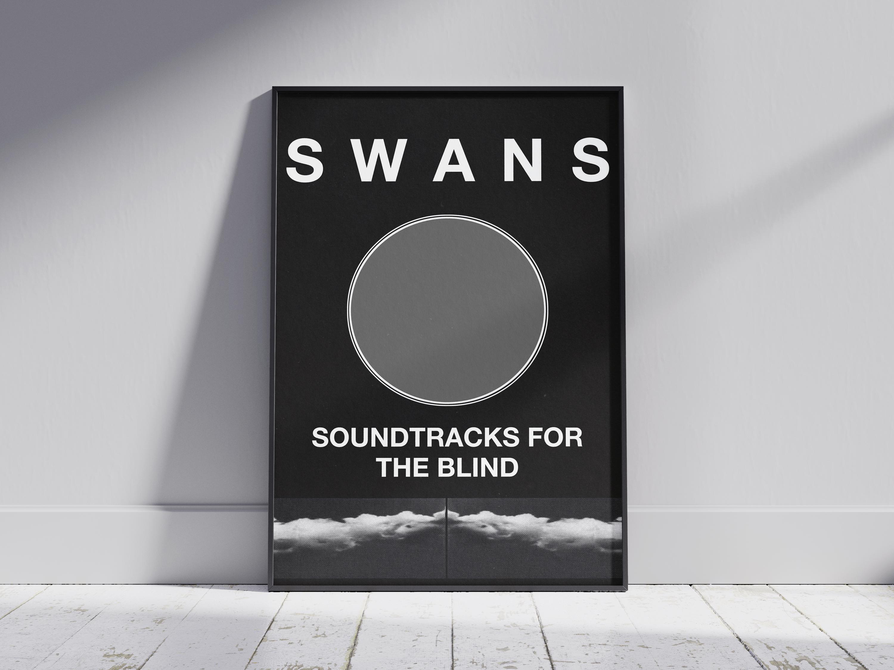 Swans Soundtracks for the Blind Poster | 90s Experimental Rock