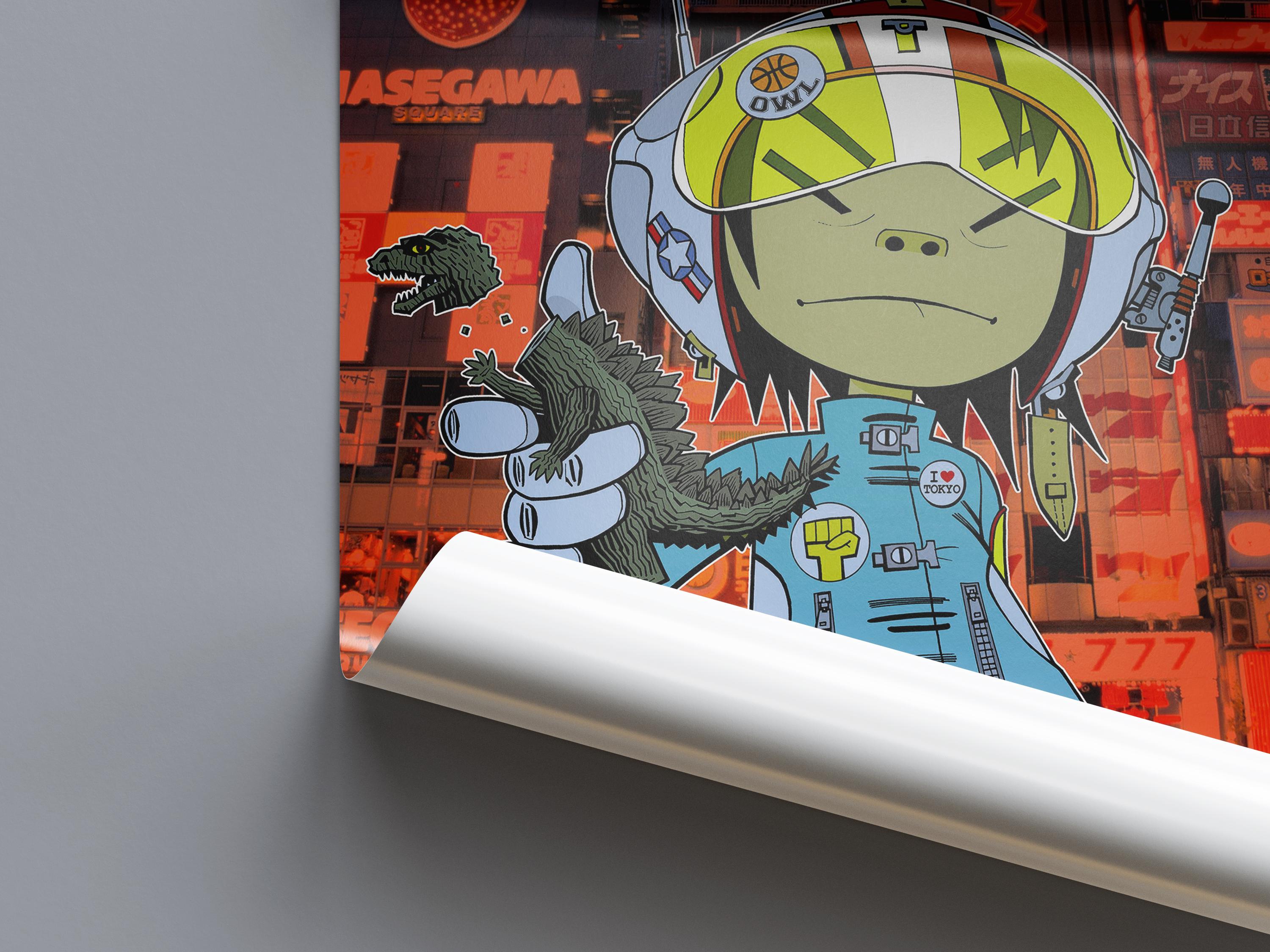 額装済　Gorillaz 限定アートプリント Gorillaz - G-sides - Music & Performance - Vinyl - Walmart.com