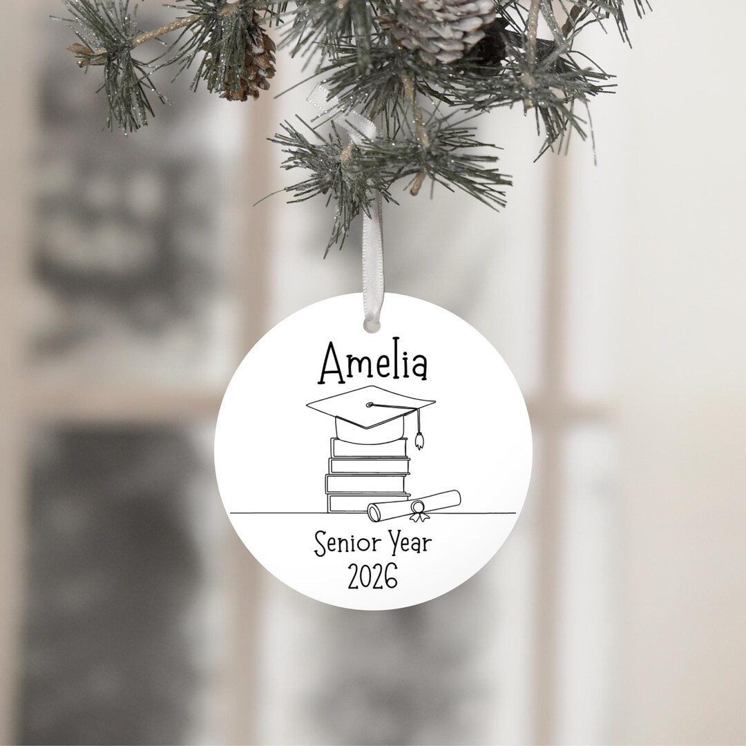 Class of 2026 Custom Graduation Ornament Personalized Senior Year ...