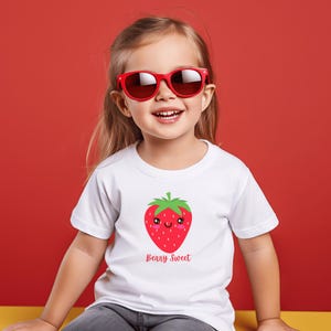 Strawberry Shirt Toddler, Cute Kids Shirt, Berry Sweet Tee, Cute Fruit Shirt, Strawberries Shirt, Toddler Strawberry Tee, Strawberry Toddler