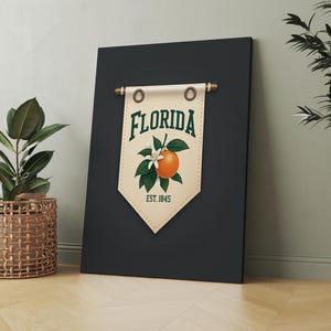 Custom City Name Pennant Flag: Vintage Style Handmade Wall Art