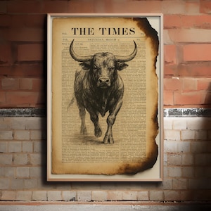Cowboy Dictionary Art Print: Southwest Western Decor