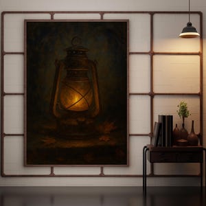 Rustikale Laterne Halloween Dekoration - Gruselige Vintage Haunted Licht Prop
