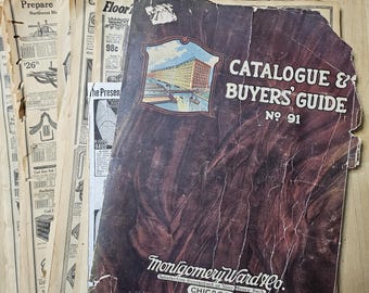 1919 Montgomery Ward catalog pages