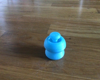 Blue Glow-in-the-Dark Popper Fidget