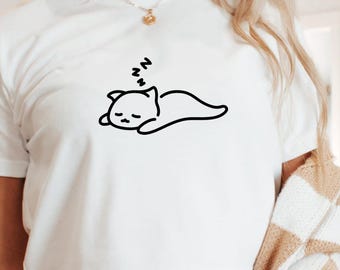 Cat Lover Shirt: Feline Therapy Tee, Inspirational Cat T-shırt